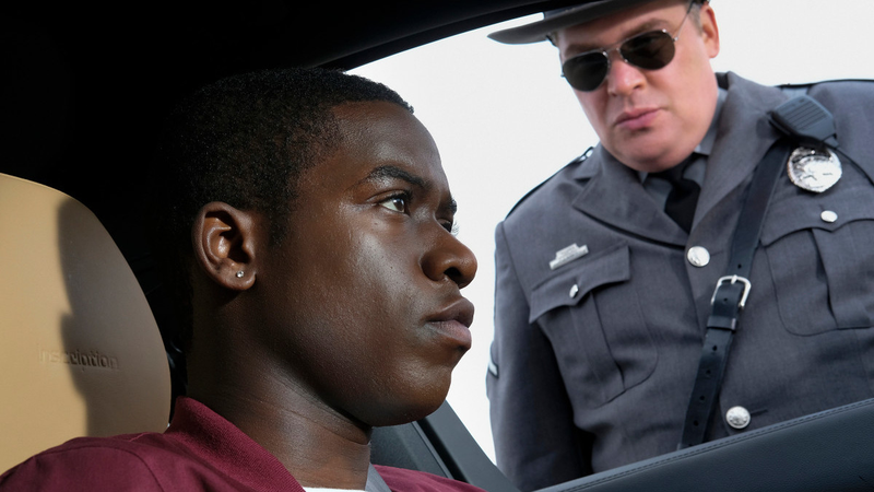 Damson Idris and Glenn Fleshler in “Replay.”